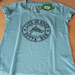 Life is Good V-Neck Tee